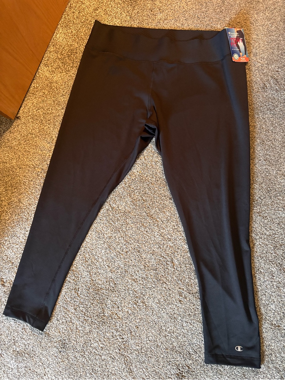 Women’s Champion Black High-Waist Performance Leggings, Size 3x